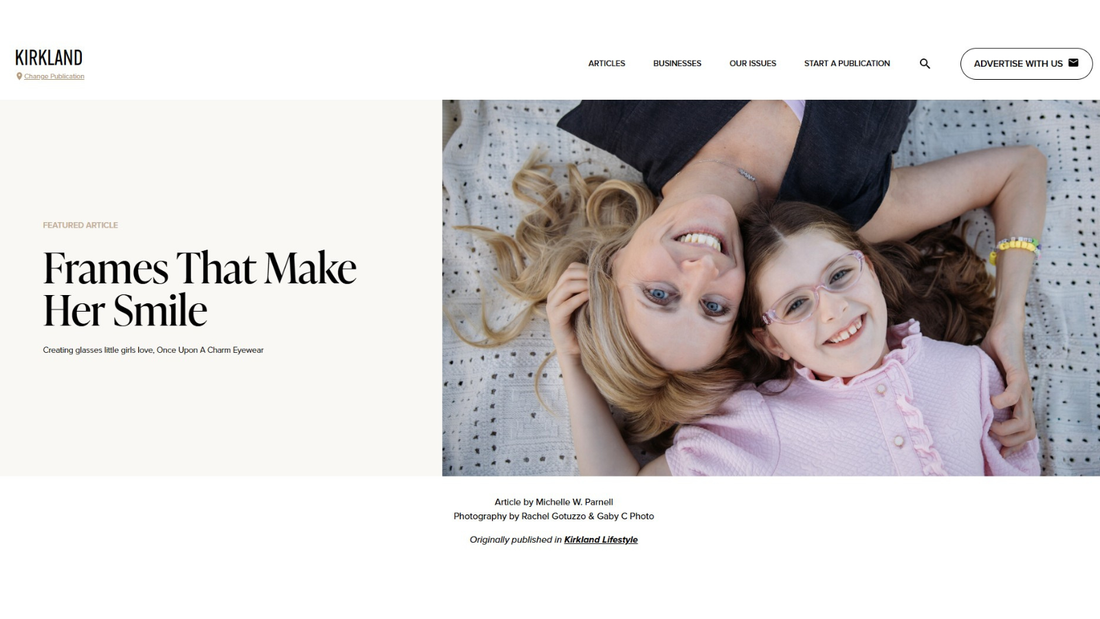 Frames That Make Her Smile: Once Upon a Charm Featured in Kirkland Lifestyle