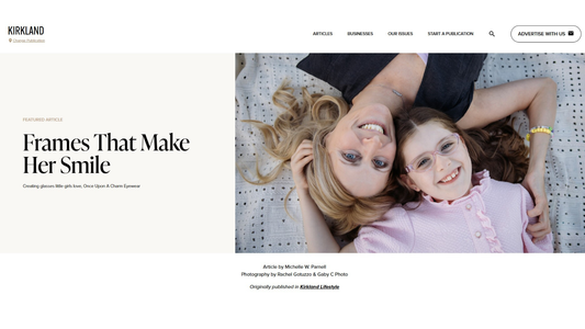 Frames That Make Her Smile: Once Upon a Charm Featured in Kirkland Lifestyle