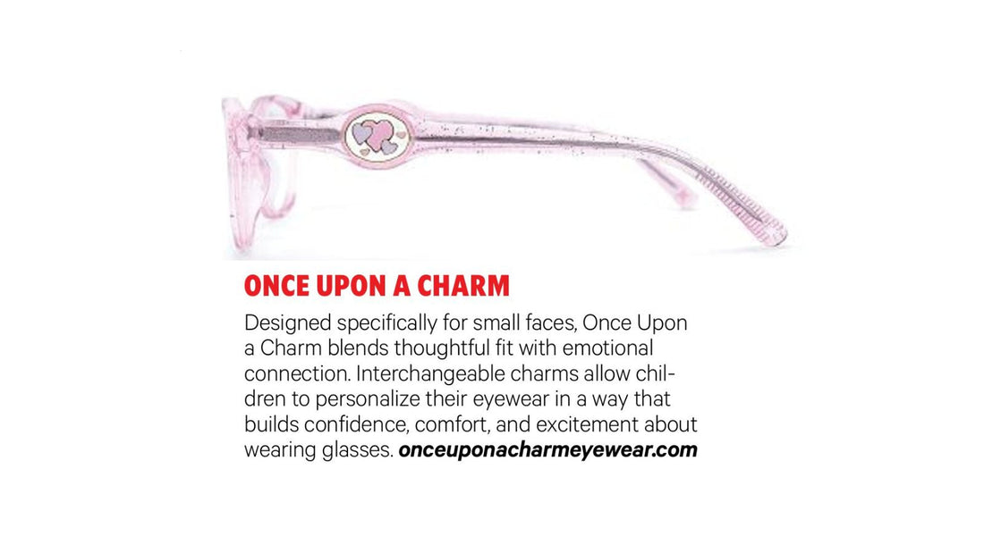Once Upon a Charm eyewear featured in INVISION Magazine February 2026 Fit Is the Statement roundup